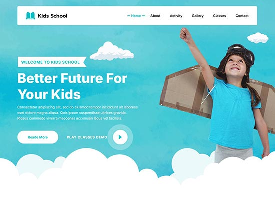 幼儿园官网搭建案例